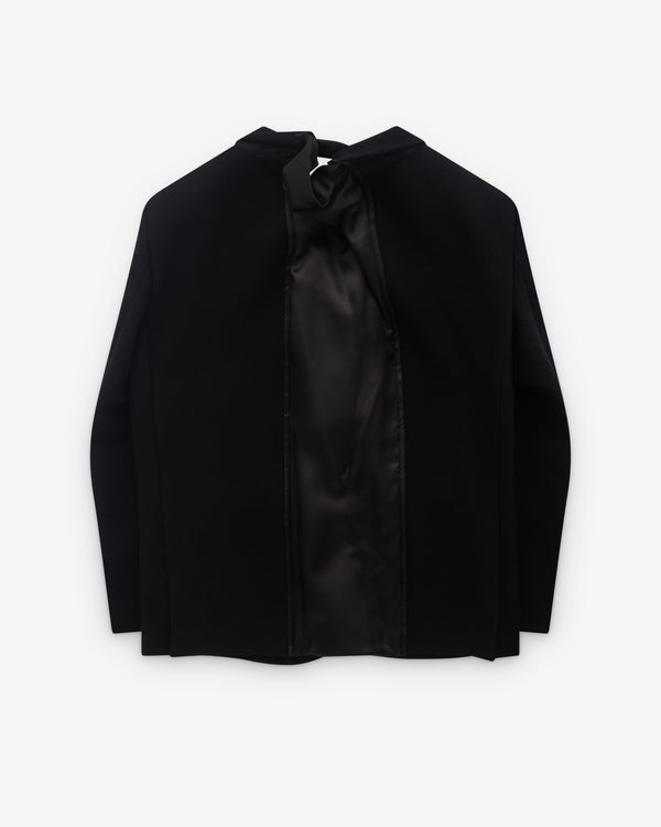 MM6 - Women's Panelled Oversized Blazer - (Black)
