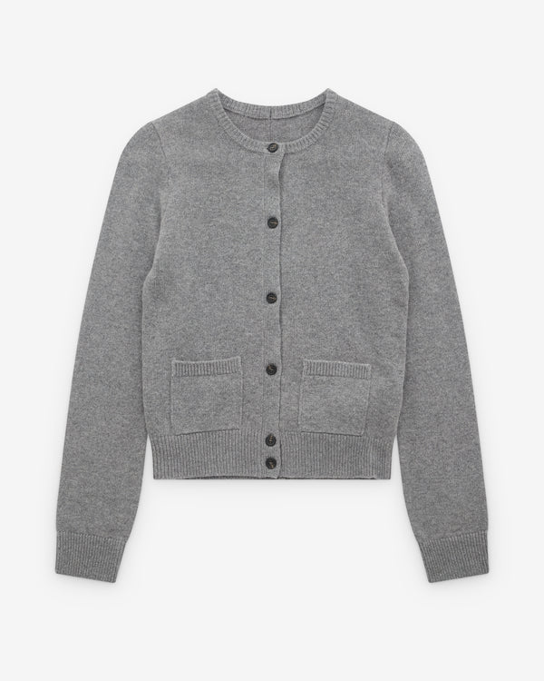 MM6 - Women's Round Neck Cardigan - (Grey)
