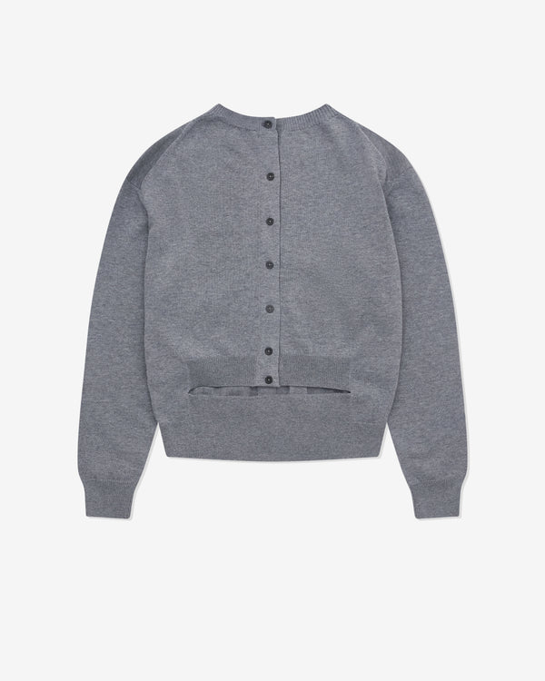 Marie Adam-Leenaerdt - Women’s Trompe L'Oeil Cardigan - (Grey)