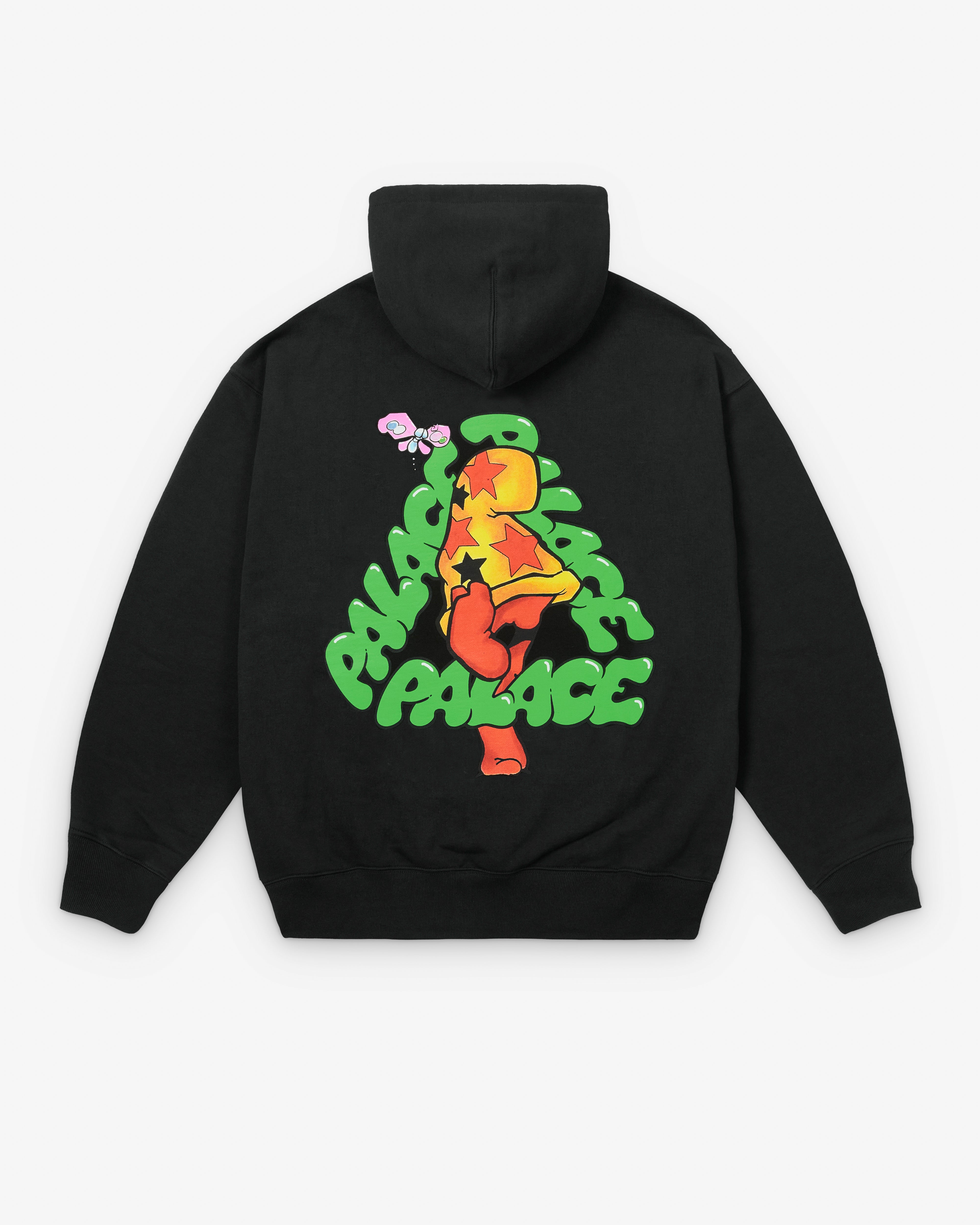 美品　 palace   hoodie ブラック　M Palace: Men's Unisex Hood (Black) | DSML E-SHOP