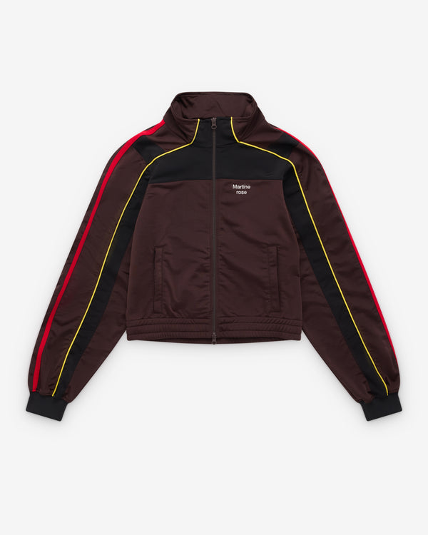 Martine Rose - Men's Shrunken Track Jacket - (Brown)