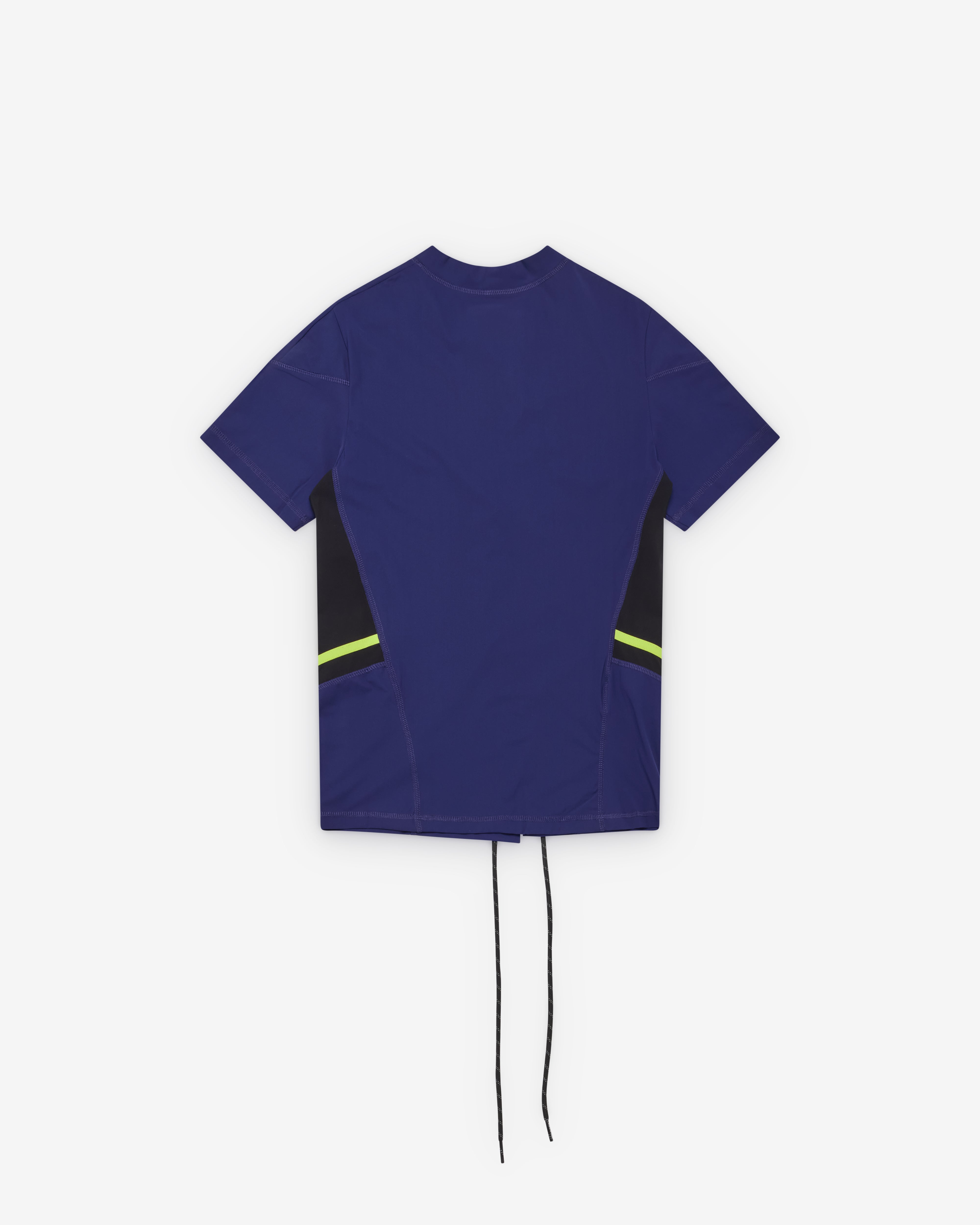 Martine Rose: Women's Lace Up Football Top (Blue/Navy) | Dover
