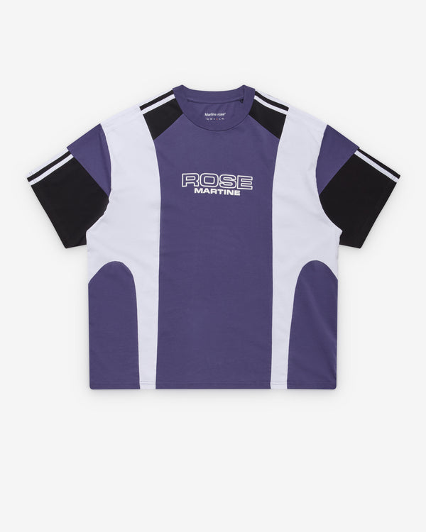 Martine Rose - Women's Oversized Panelled T-Shirt - (Purple/White)
