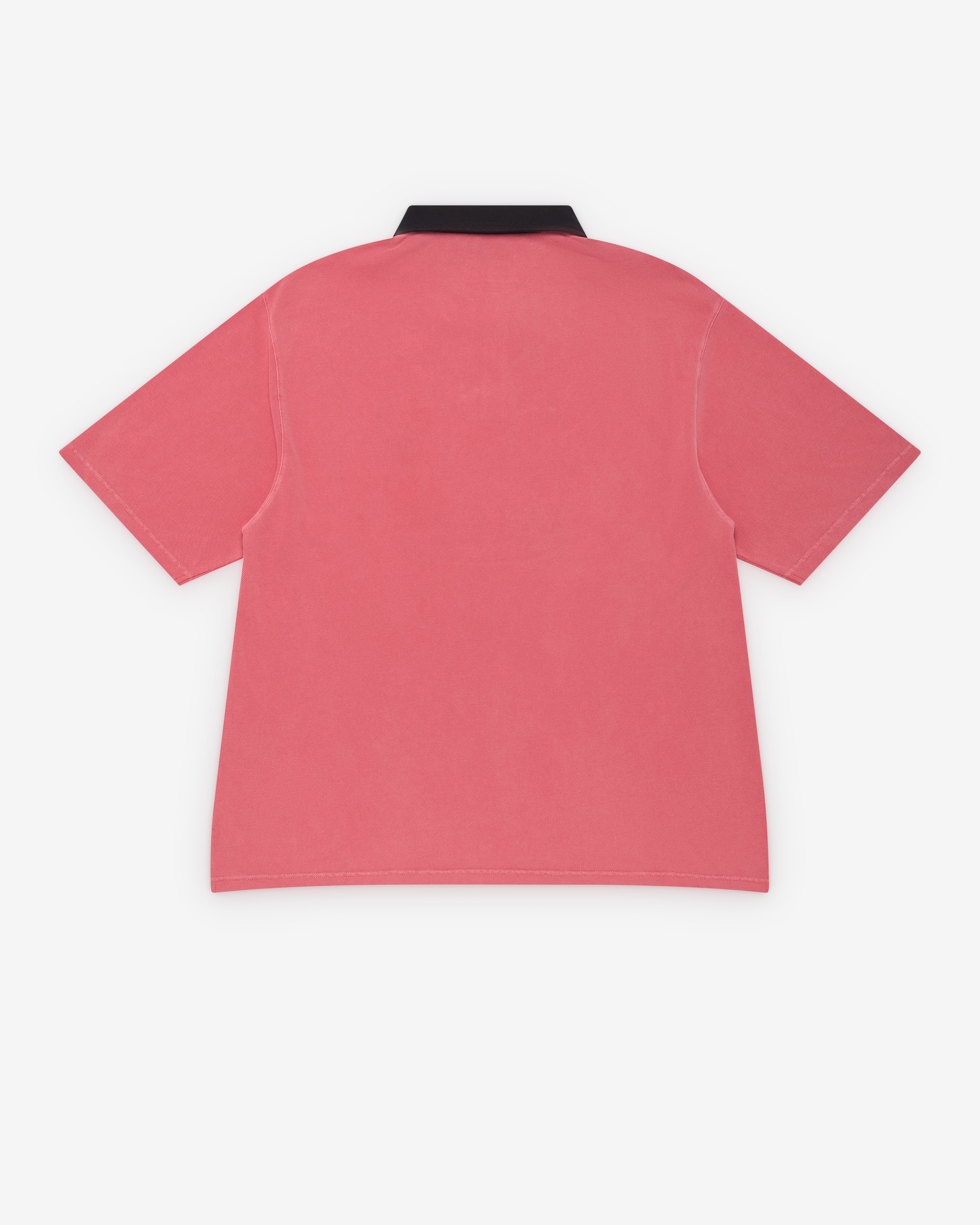 Martine Rose: Men's Oversized S/S Polo (Pink Wash) | Dover Street