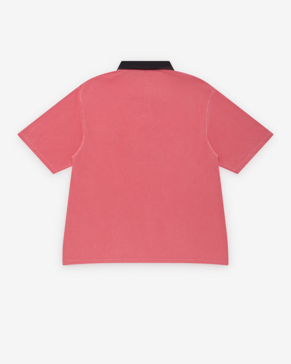 Martine Rose - Men's Oversized S/S Polo - (Pink Wash)