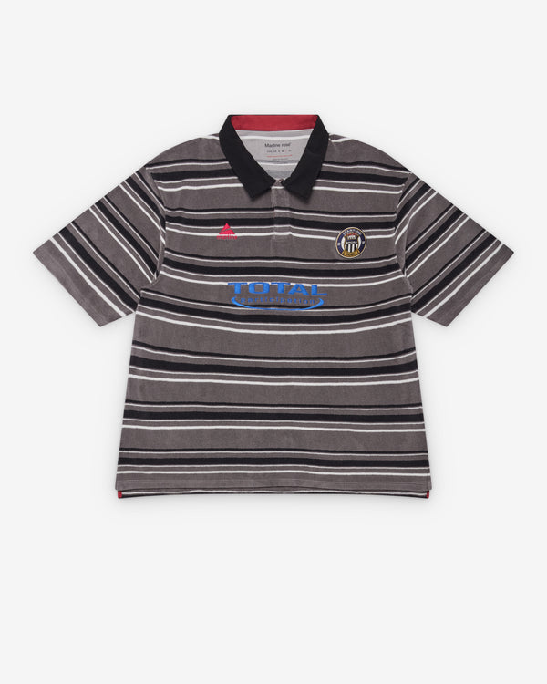 Martine Rose - Men's Oversized S/S Polo - (Grey/Black)