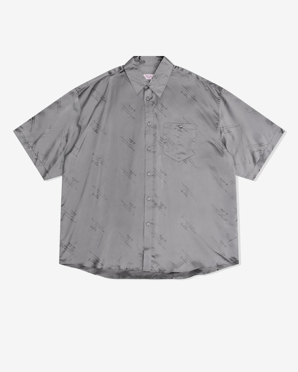 Martine Rose - Men's Short Sleeve Overshirt - (Silver)