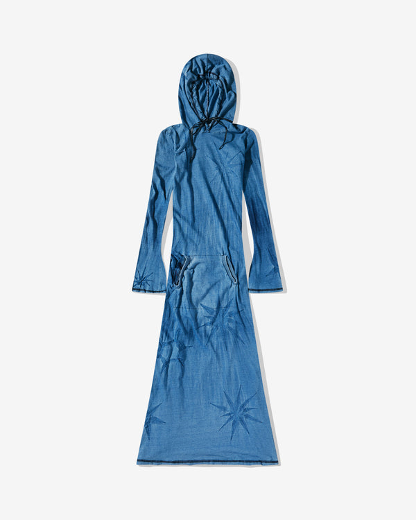 Masha Popova - Women's Sparkle Hooded Dress - (Light Blue)