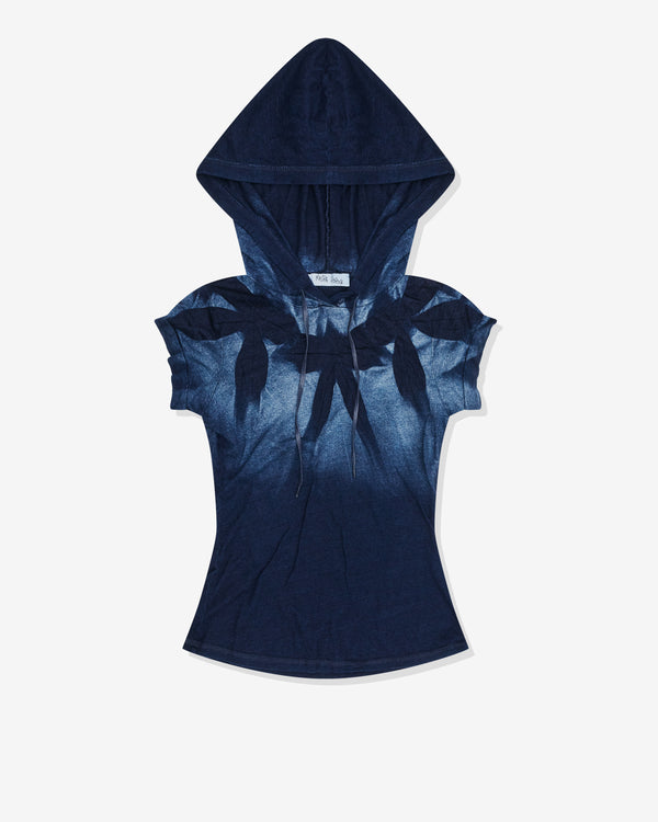 Masha Popova - Women's Hooded Bow T-Shirt - (Indigo)