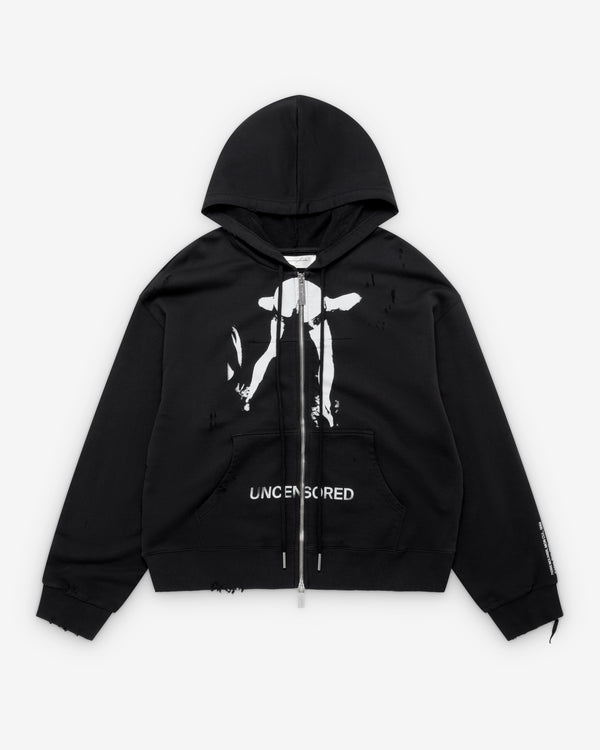 Matières Fécales - Uncensored Cul Hoodie - (Sclera Black)