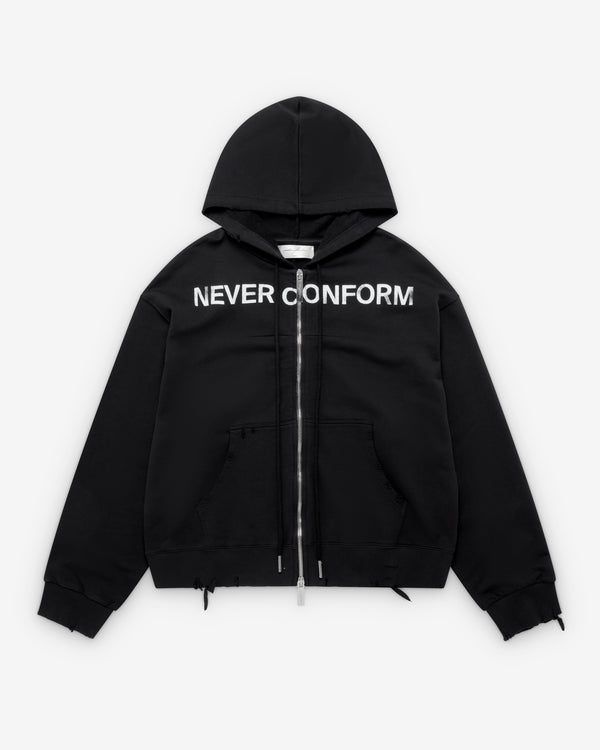Matières Fécales - Never Conform Hoodie - (Sclera Black)