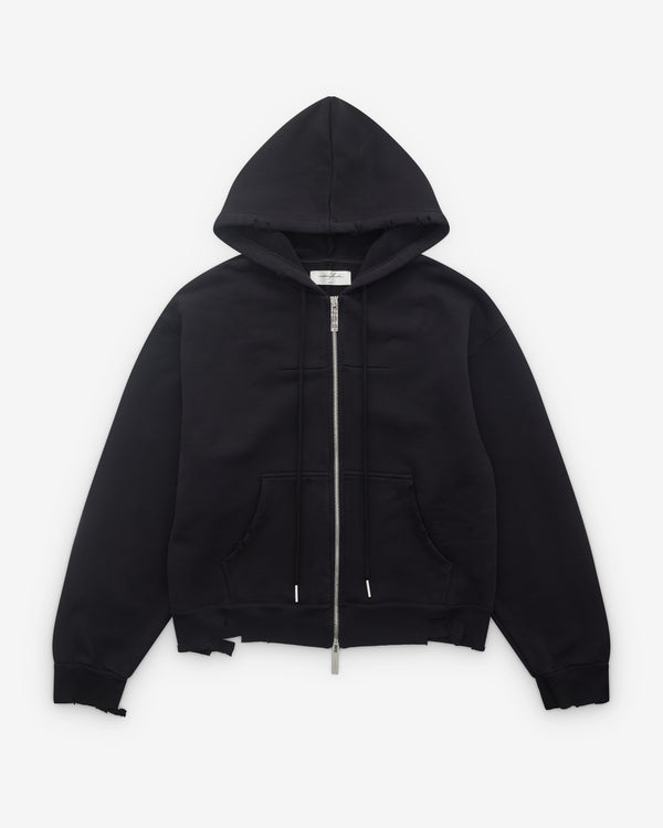 Matières Fécales - Punk Hoodie Knit - (Sclera Black)