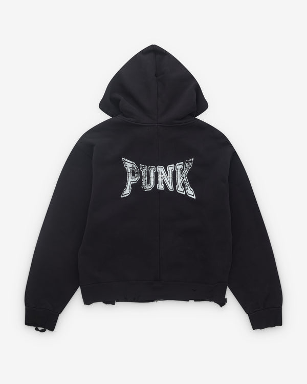 Matières Fécales - Punk Hoodie Knit - (Sclera Black)