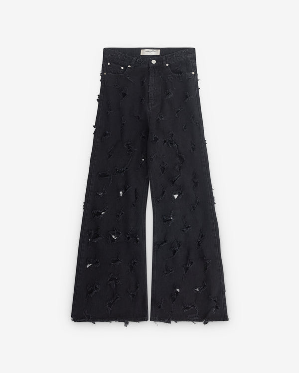 Matières Fécales - Destroyed Jeans Woven - (Sclera Black)