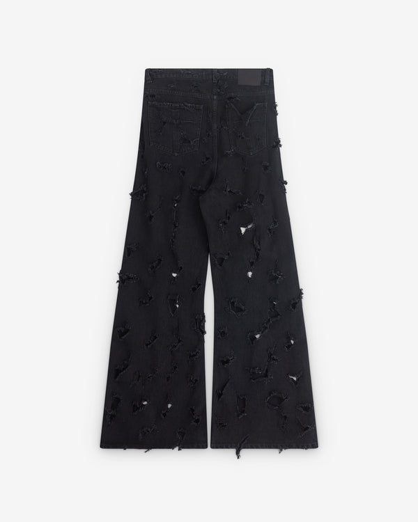 Matières Fécales - Destroyed Jeans Woven - (Sclera Black)