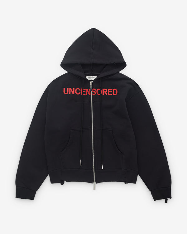 Matières Fécales - Uncensored Hoodie - (Sclera Black)