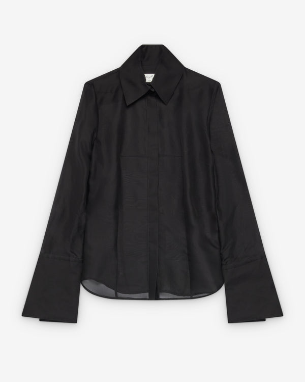 Matières Fécales - Women's Daphne Silk Organza Shirt - (Black)