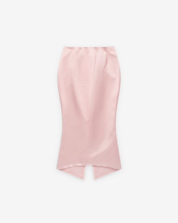 Matières Fécales - Women's Madame R. Silk Satin Skirt - (Rose Pink)