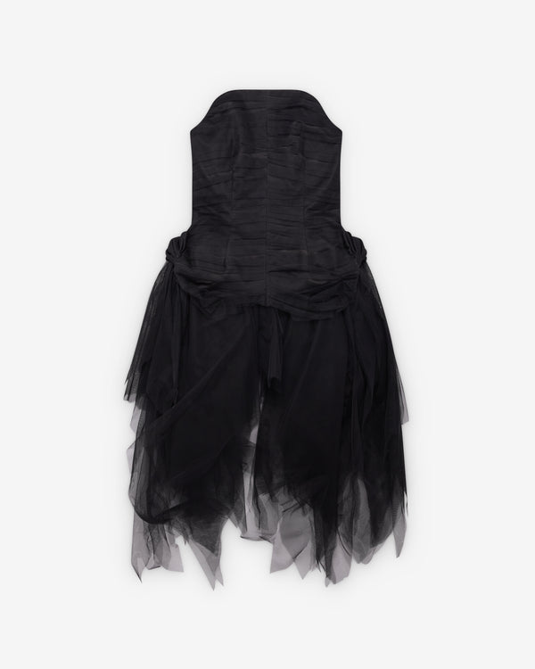 Matières Fécales - Women's Butterfly Bustier - (Sclera Black)