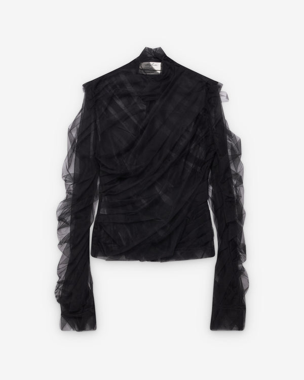 Matières Fécales - Women's Lola Top - (Sclera Black)