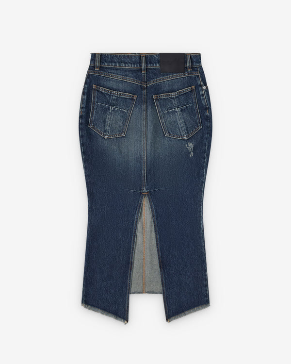 Matières Fécales - Women's Mikaela Denim Skirt - (Blue)