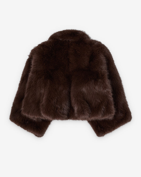 Melitta Baumeister - Women's Furry Jacket - (Brown)