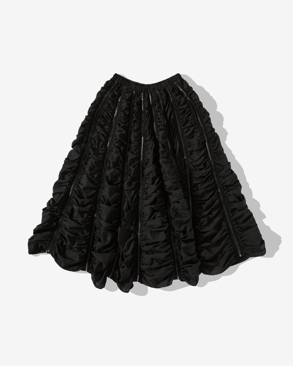 Melitta Baumeister - Women's Ruched A-Line Skirt - (Black)