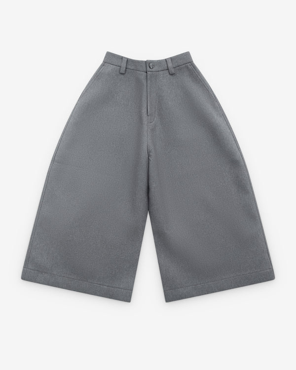 Melitta Baumeister - Women's Bonded Wool Culottes - (Melange Grey)