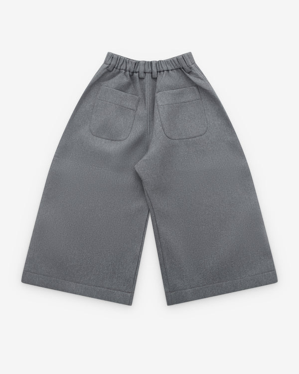 Melitta Baumeister - Women's Bonded Wool Culottes - (Melange Grey)