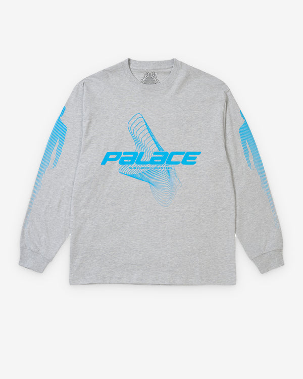 Palace - Men's Metamorphosis Longsleeve - (Grey Marl)