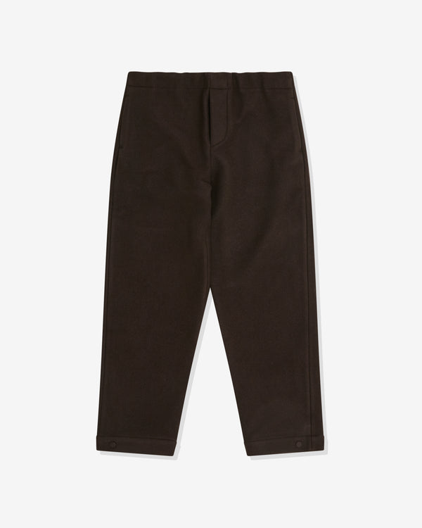 Meta Campania Collective - Men’s Wool Drawstring Trousers - (Dark Chocolate)