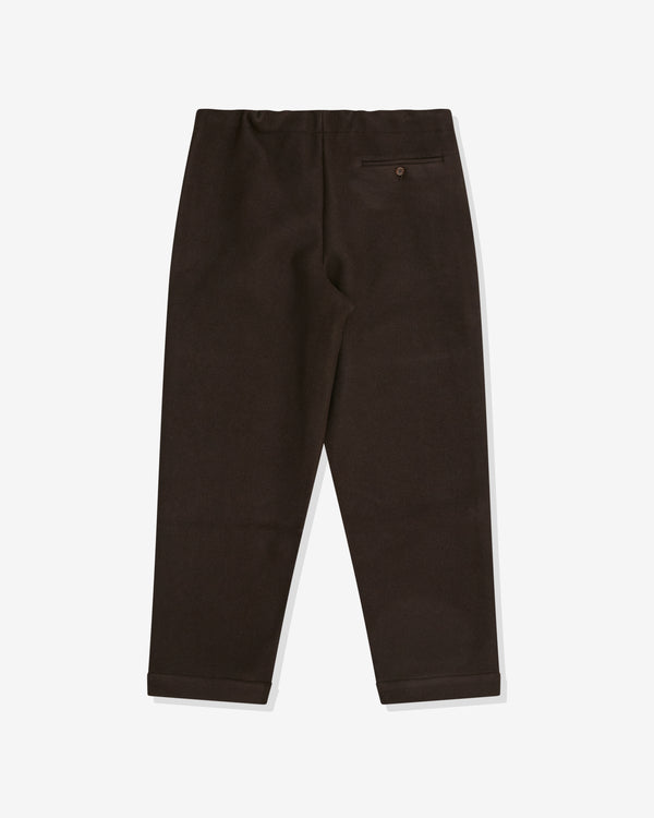 Meta Campania Collective - Men's Wool Drawstring Trousers - (Dark Chocolate)