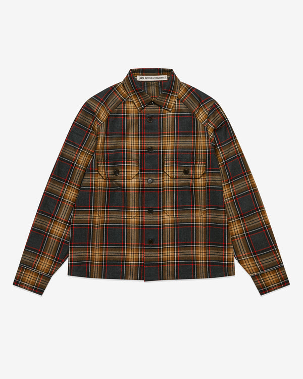 Meta Campania Collective - Men's Juergen Check Over Coat - (Multi Check)