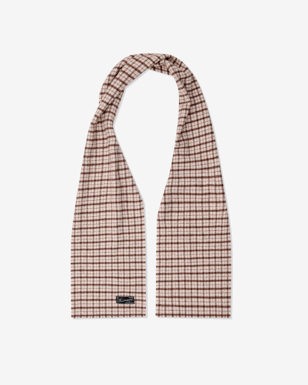 Mfpen - Wool Scarf - (Beige Check)