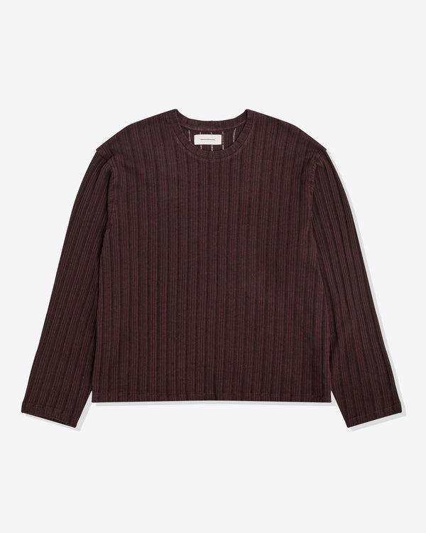 Mfpen - Men's Ls Round Neck - (Brown Rib)