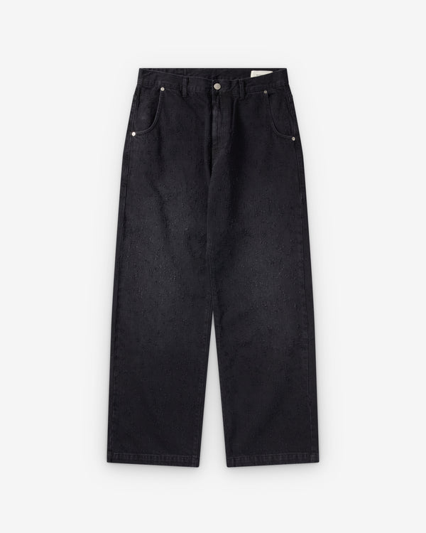 Mfpen - Men's Straight Cut Jeans - (Faded Black Punch Out)