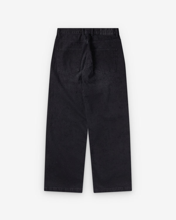 Mfpen - Men's Straight Cut Jeans - (Faded Black Punch Out)