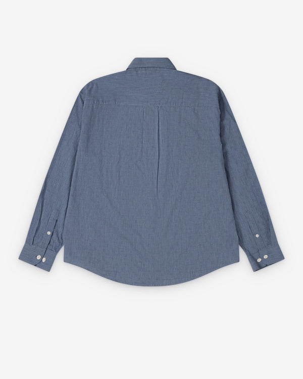 Mfpen - Men's Executive Shirt - (Blue Mini Check)