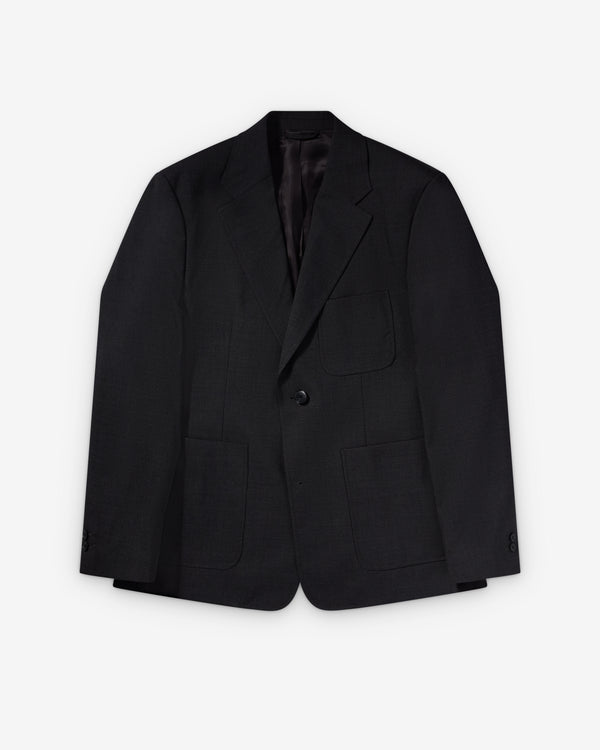 Mfpen - Men's Patch Blazer - (Dark Grey)