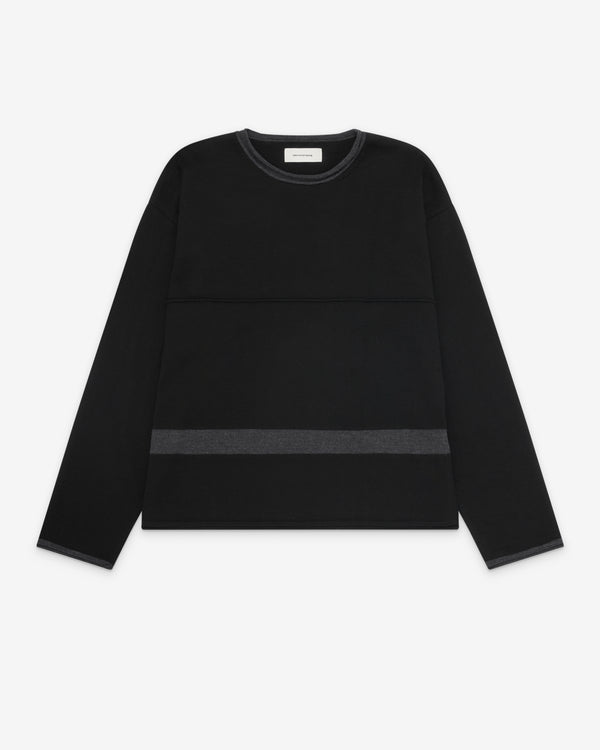 Mfpen - Men's Cone O-Neck Sweater - (Black/Grey)