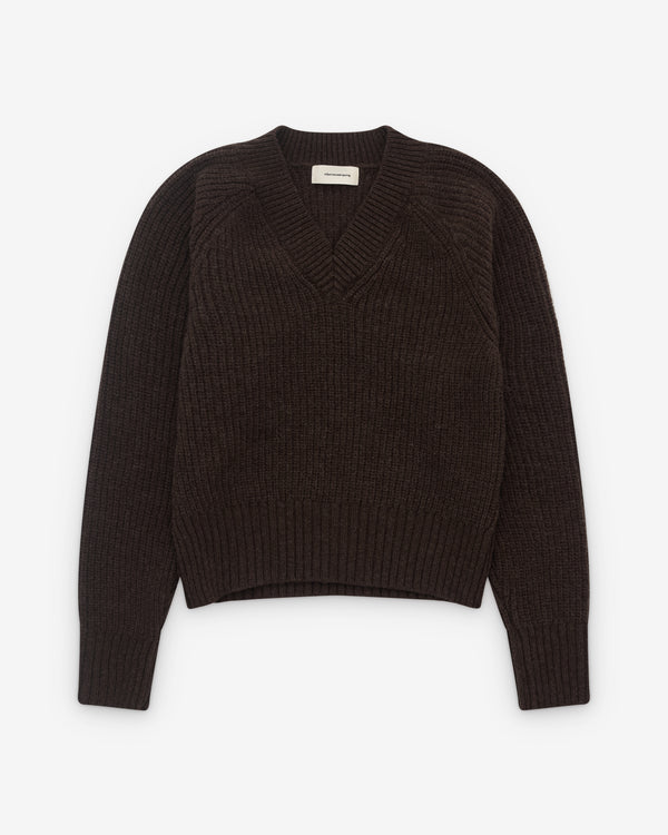 Mfpen - Men’s Plaza V-Neck - (Dark Brown)