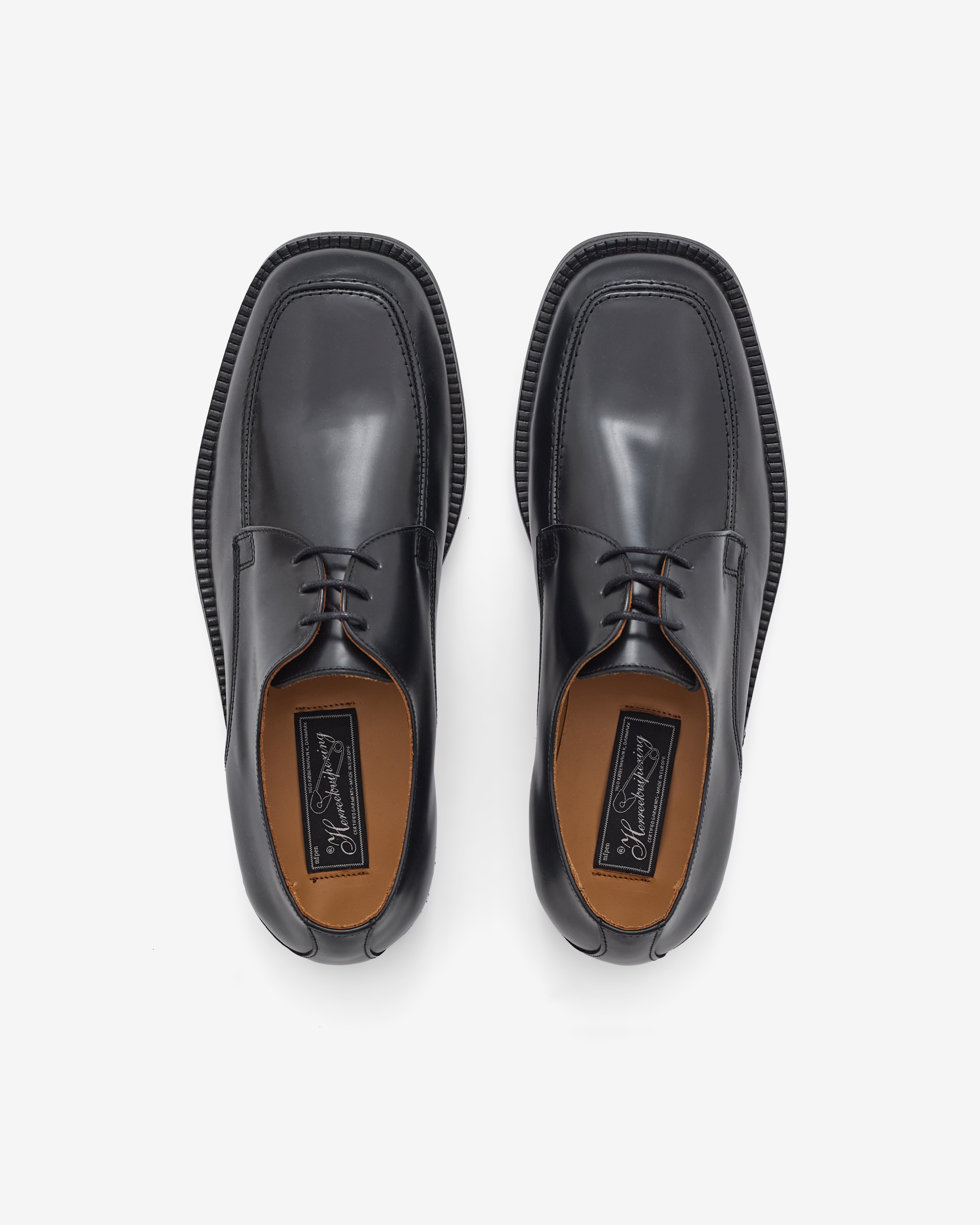Mfpen: Men's Reunion Derby (Black Polido) | Dover Street Market London