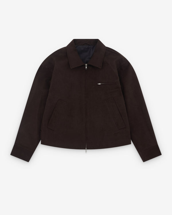 Mfpen - Men’s Postal Jacket - (Brown Brushed Cotton Twill)