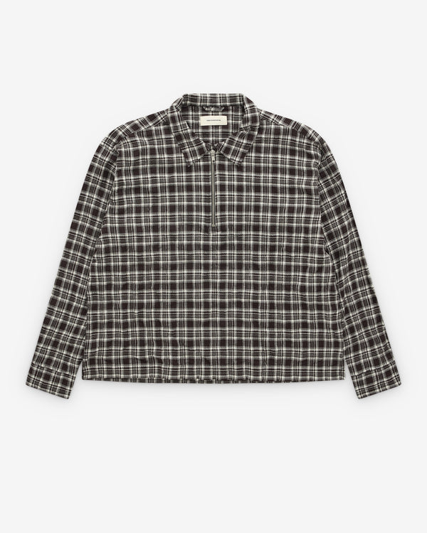 Mfpen - Men’s Quarter Zip Shirt - (Coffee Check)