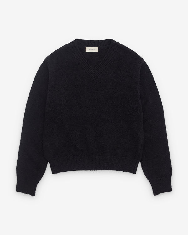 Mfpen - Men’s V-Neck Sweater - (Furry Black)