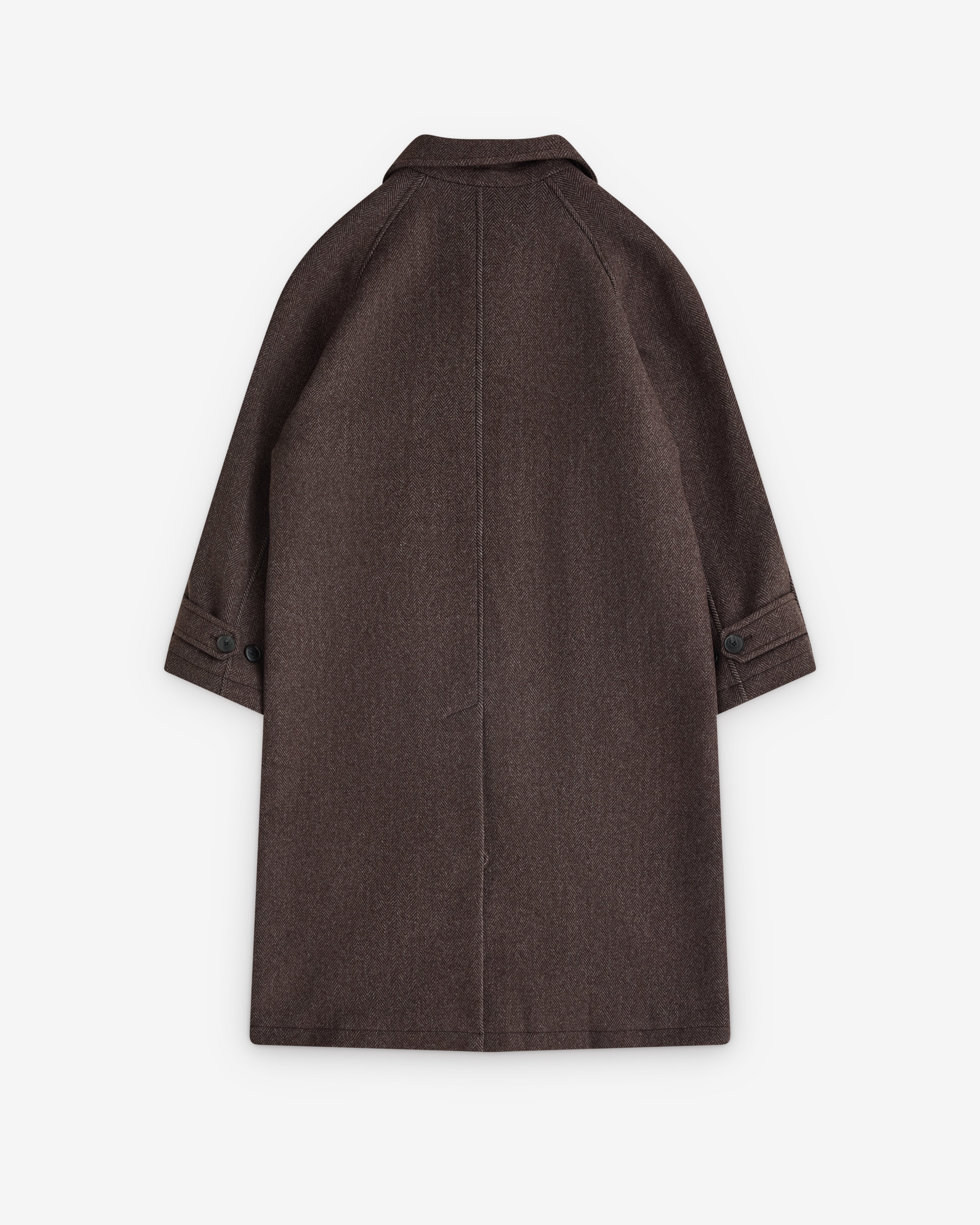Mfpen: Men's Installation Coat (Brown Herringbone) | Dover Street