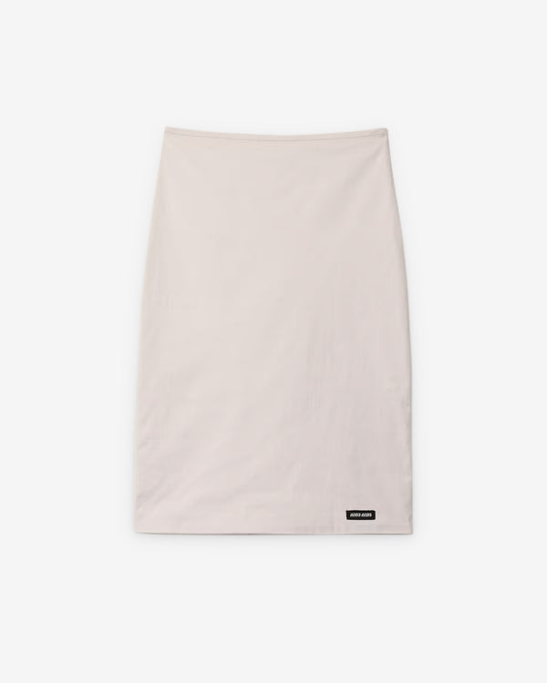 Miu Miu - Stretch Poplin Skirt - (Chalk White)