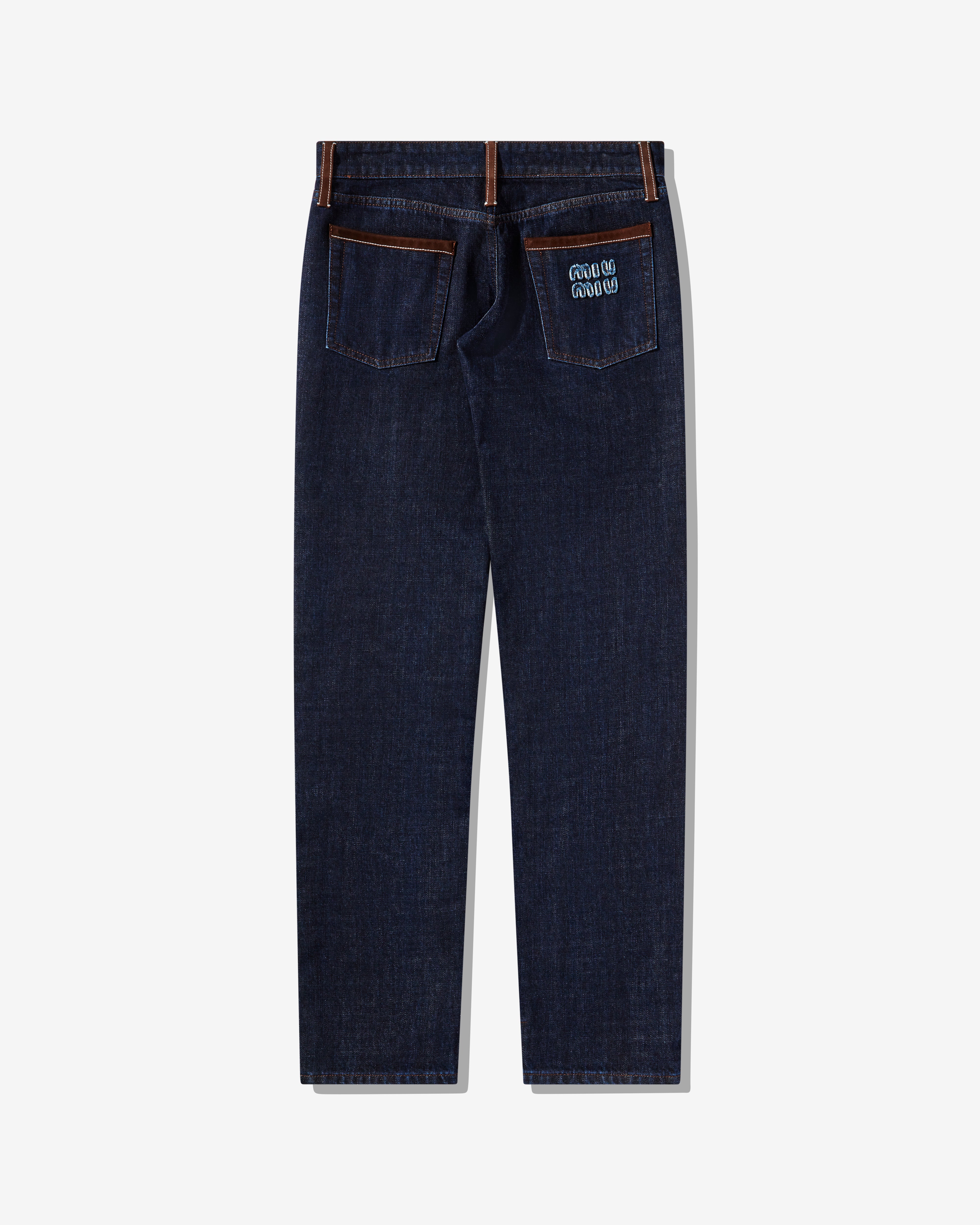 Miu Miu - Women's Denim Pants - (Navy)