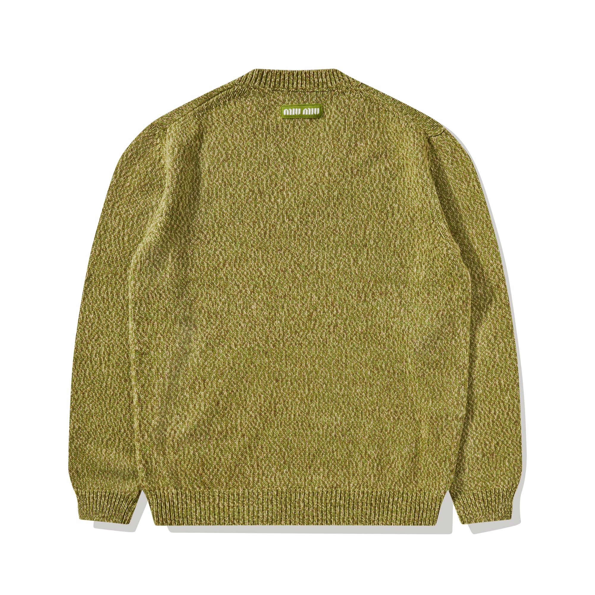 Miu Miu - Women's Wool And Cashmere Sweater - (Fern Green) view 2