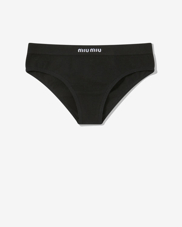 Miu Miu - Women's Seamless Panties - (Black)
